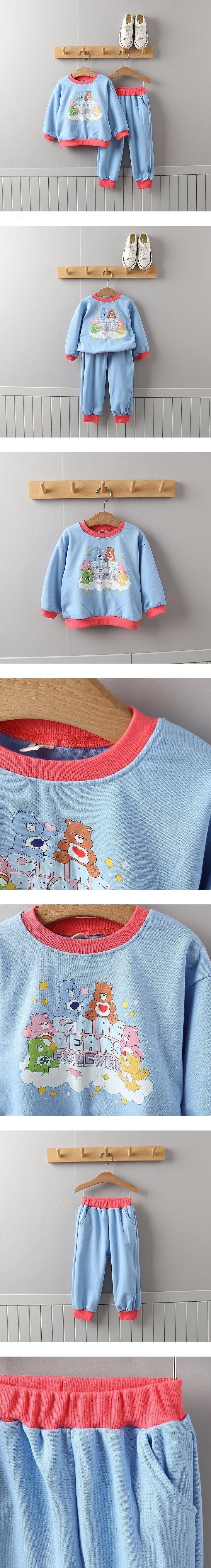 Heart Bear Top & Bottom Set by Tony for Child - view 1