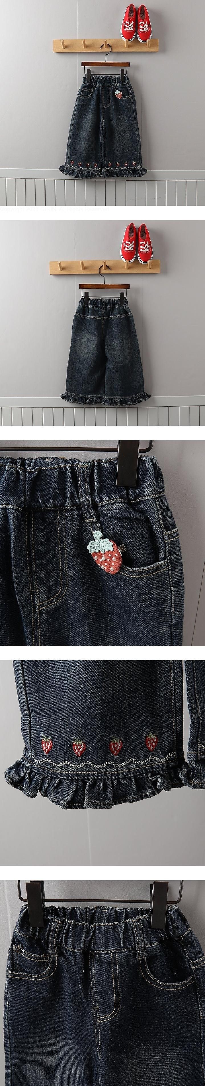 Strawberry Denim Pants by Tony for Child - view 1