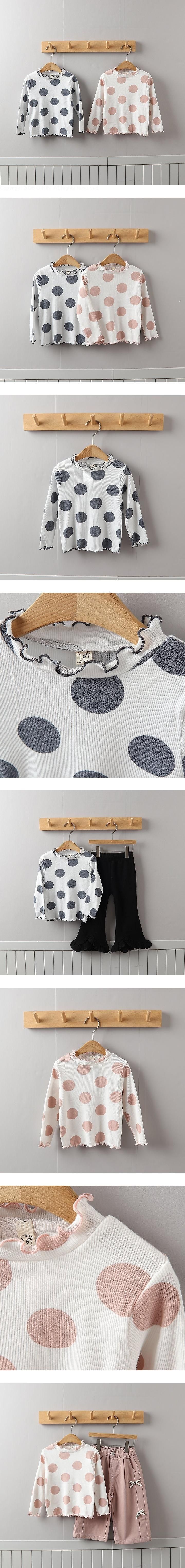 Dot Shirring Tee by Tony for Child - view 1
