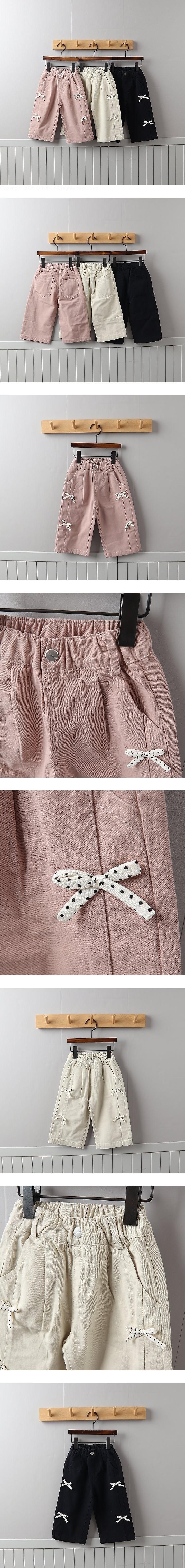 Ribbon Cotton Pants by Tony for Child - view 1