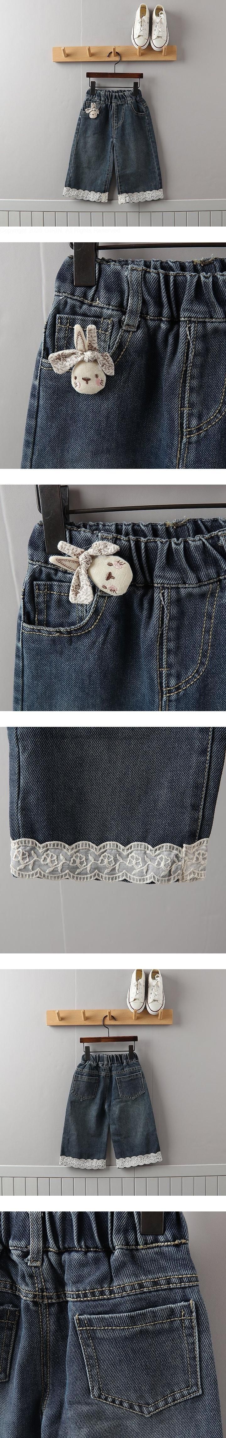 Lace Denim Pants by Tony for Child - view 1