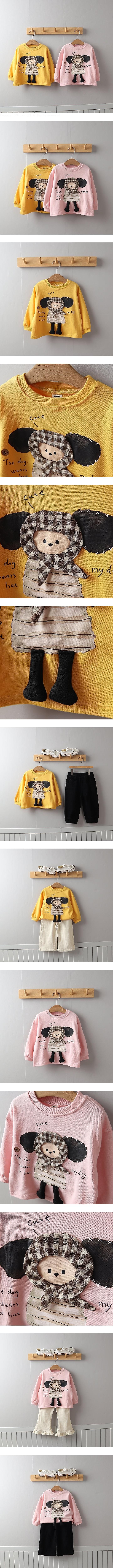 Scarf Dog Sweatshirt by Tony for Child - view 1