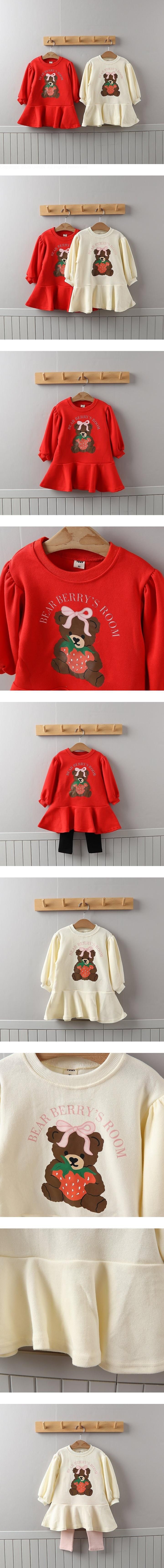 Strawberry Bear Dress by Tony for Child - view 1