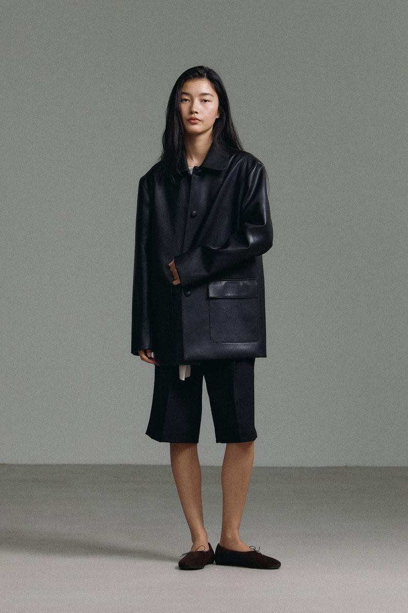 Tobaco Leather Jacket by Understanding for Women - view 2