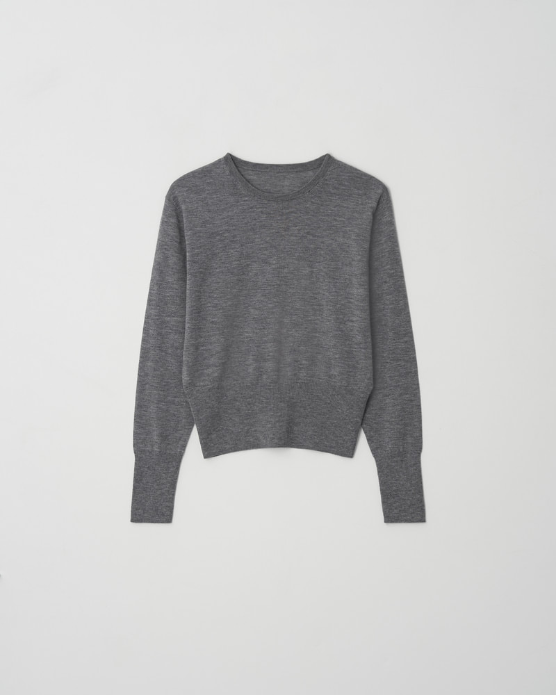 Cashmere Touch Thin Round Knit Top by Understanding for Women - view 6