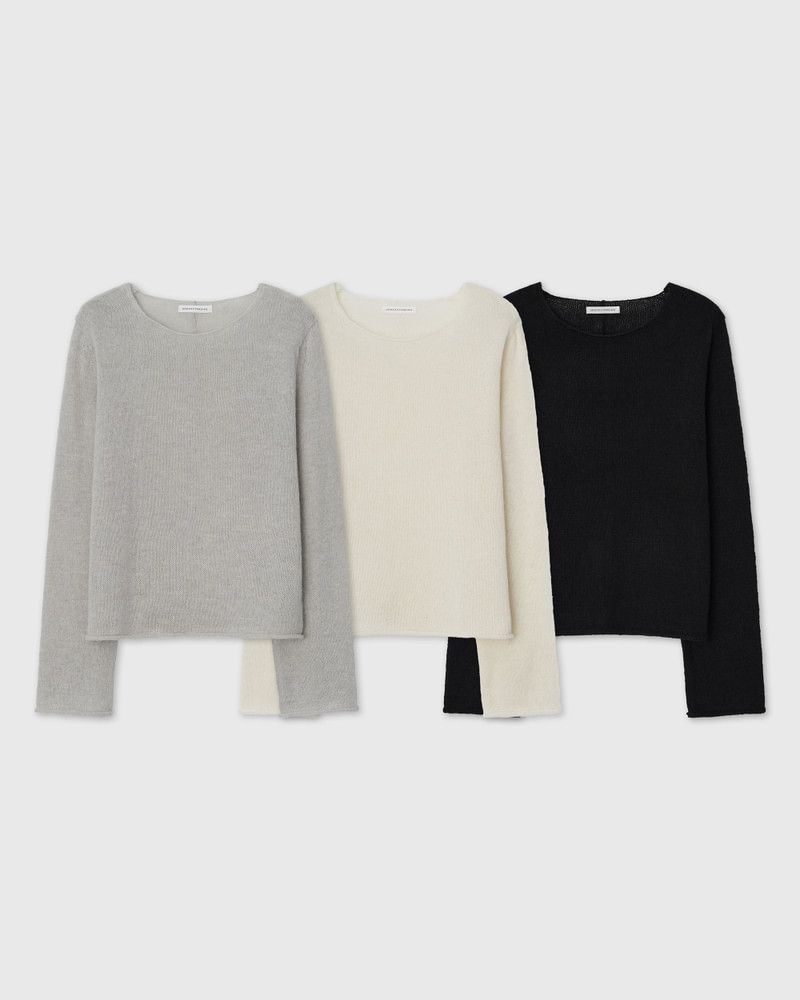 Seethrough Hair Round Knit Top by Understanding for Women - view 1
