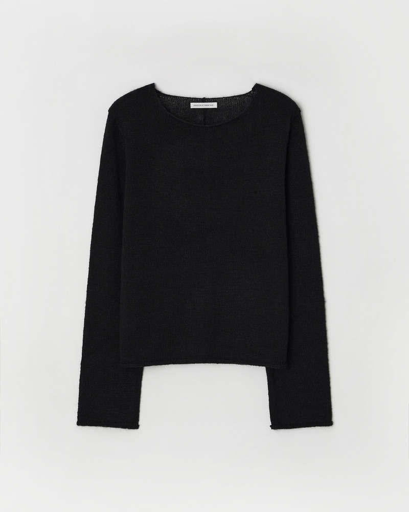 Seethrough Hair Round Knit Top by Understanding for Women - view 3