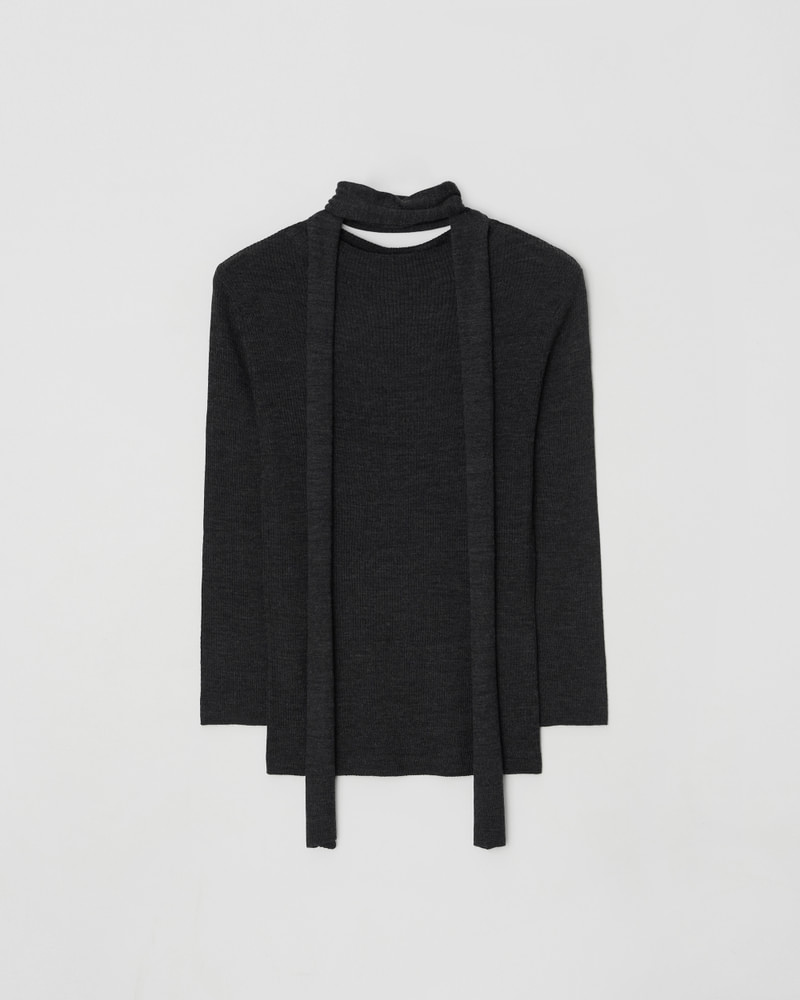 Midi Sleeved Muffler Top by Understanding for Women - view 10