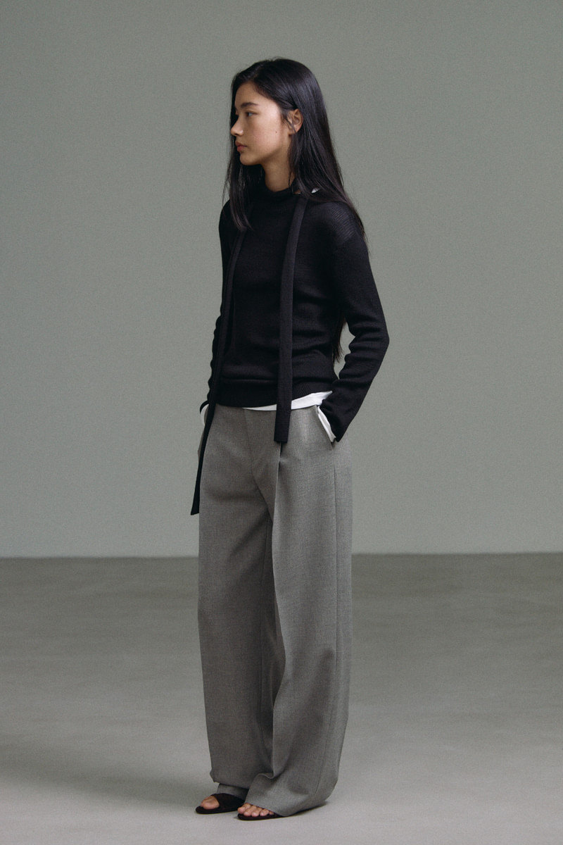 Midi Sleeved Muffler Top by Understanding for Women - view 2