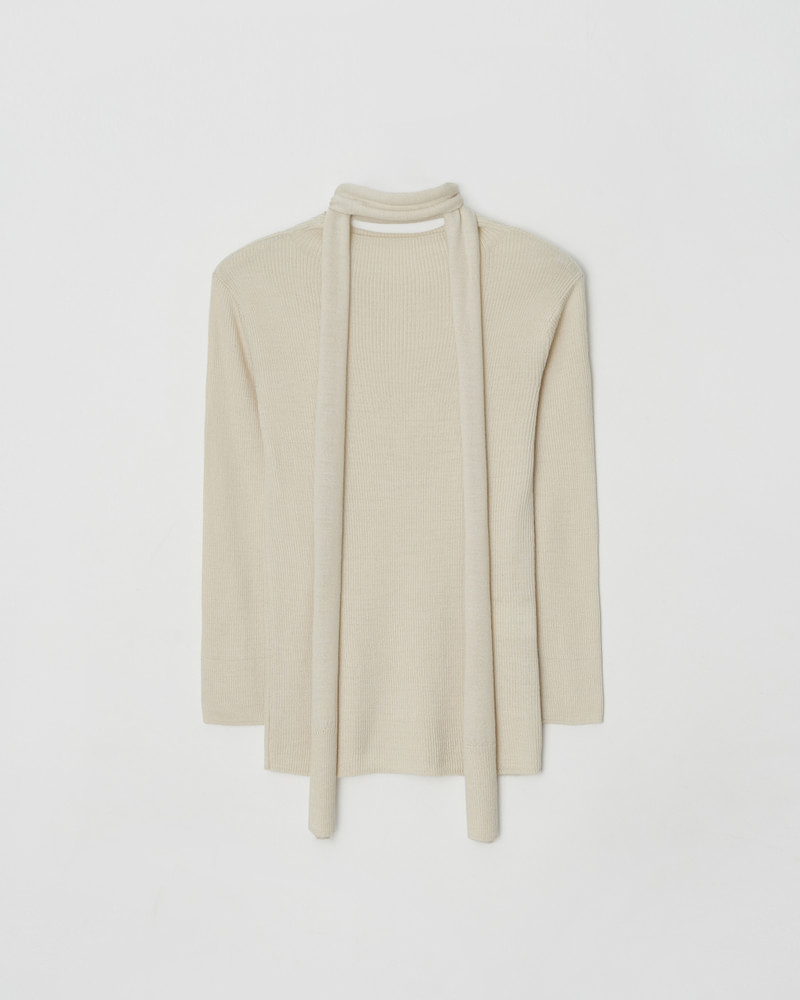 Midi Sleeved Muffler Top by Understanding for Women - view 8