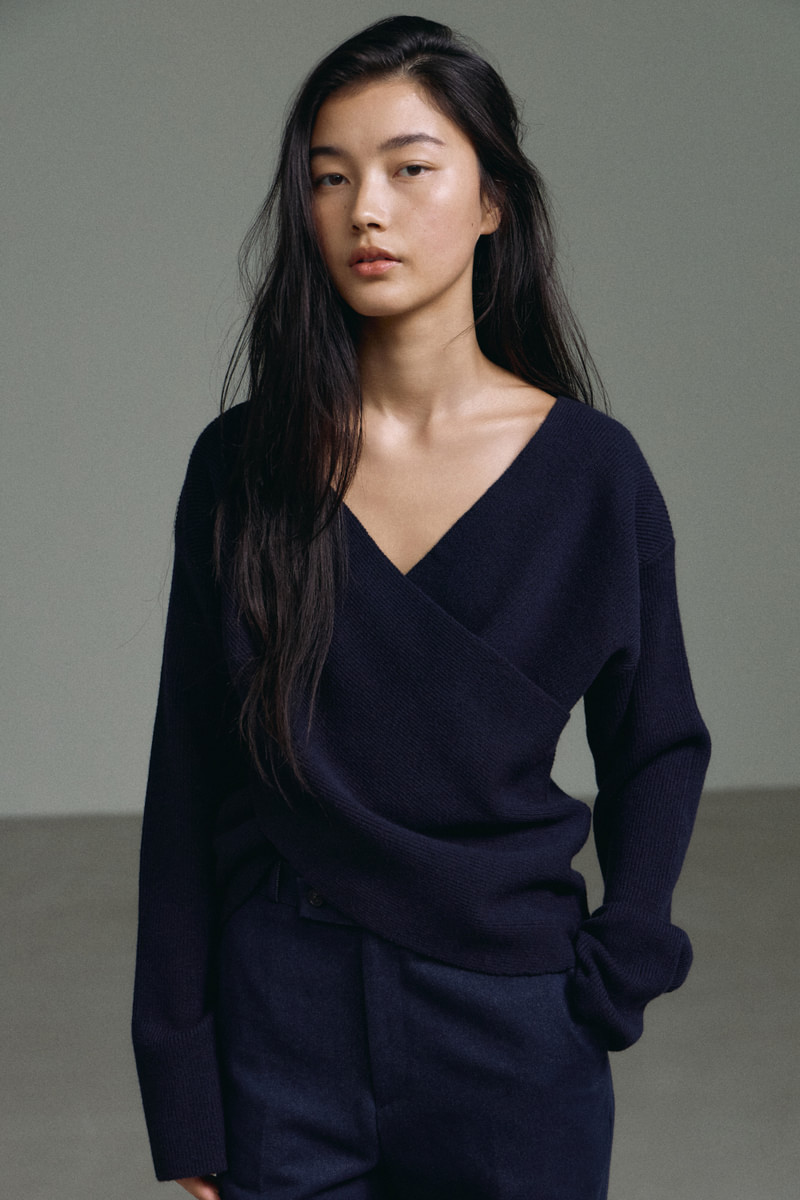 Reverse Wrap Knit Top by Understanding for Women - view 11