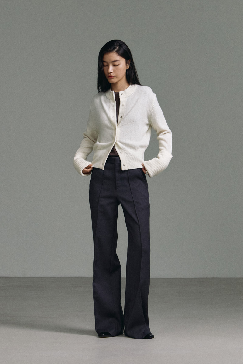 Ring Pocket Pintuck Straight Slacks by Understanding for Women - view 5