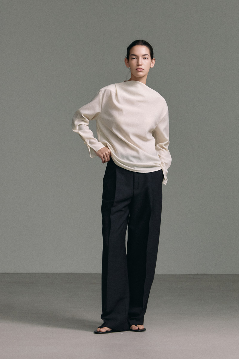 Half Neck Unbalance Blouse by Understanding for Women - view 2