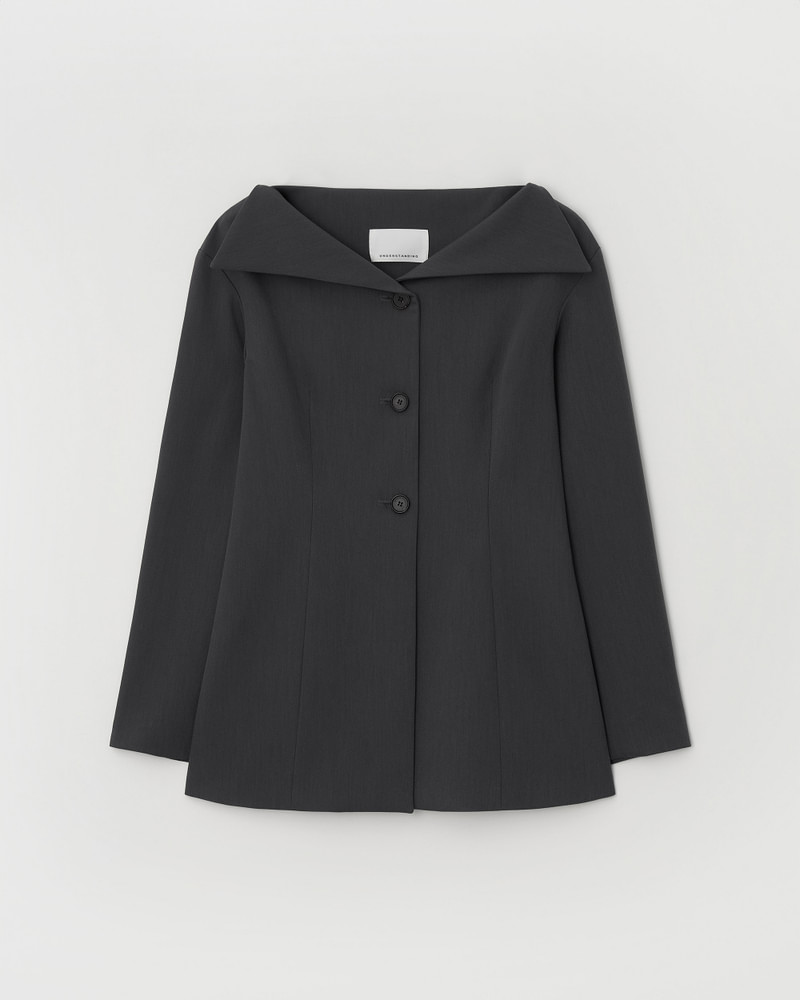 Off Shoulder Jacket by Understanding for Women - view 2