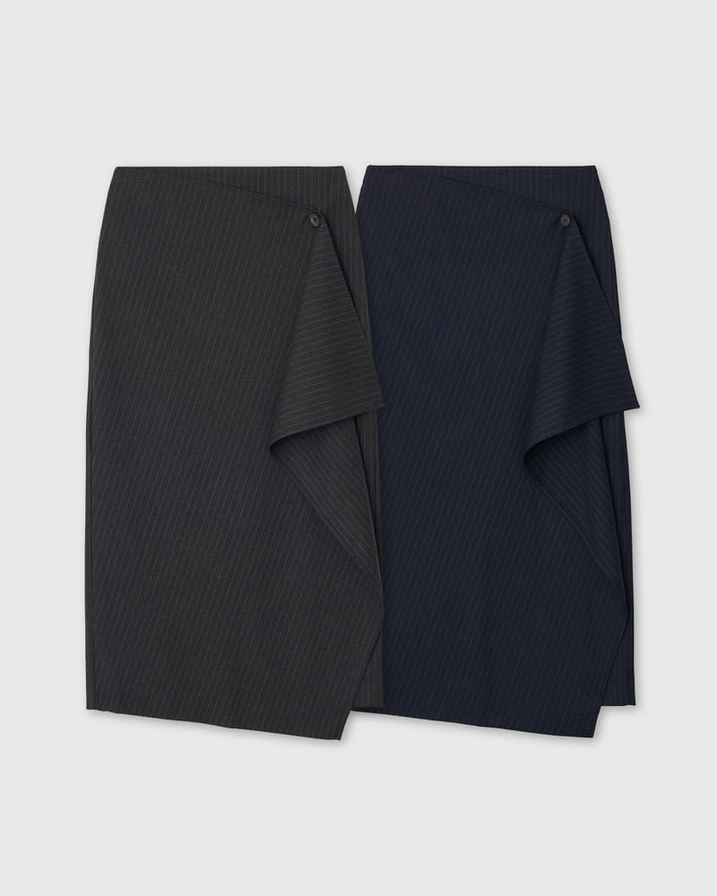 Drape Pencil Long Skirt by Understanding for Women - view 1