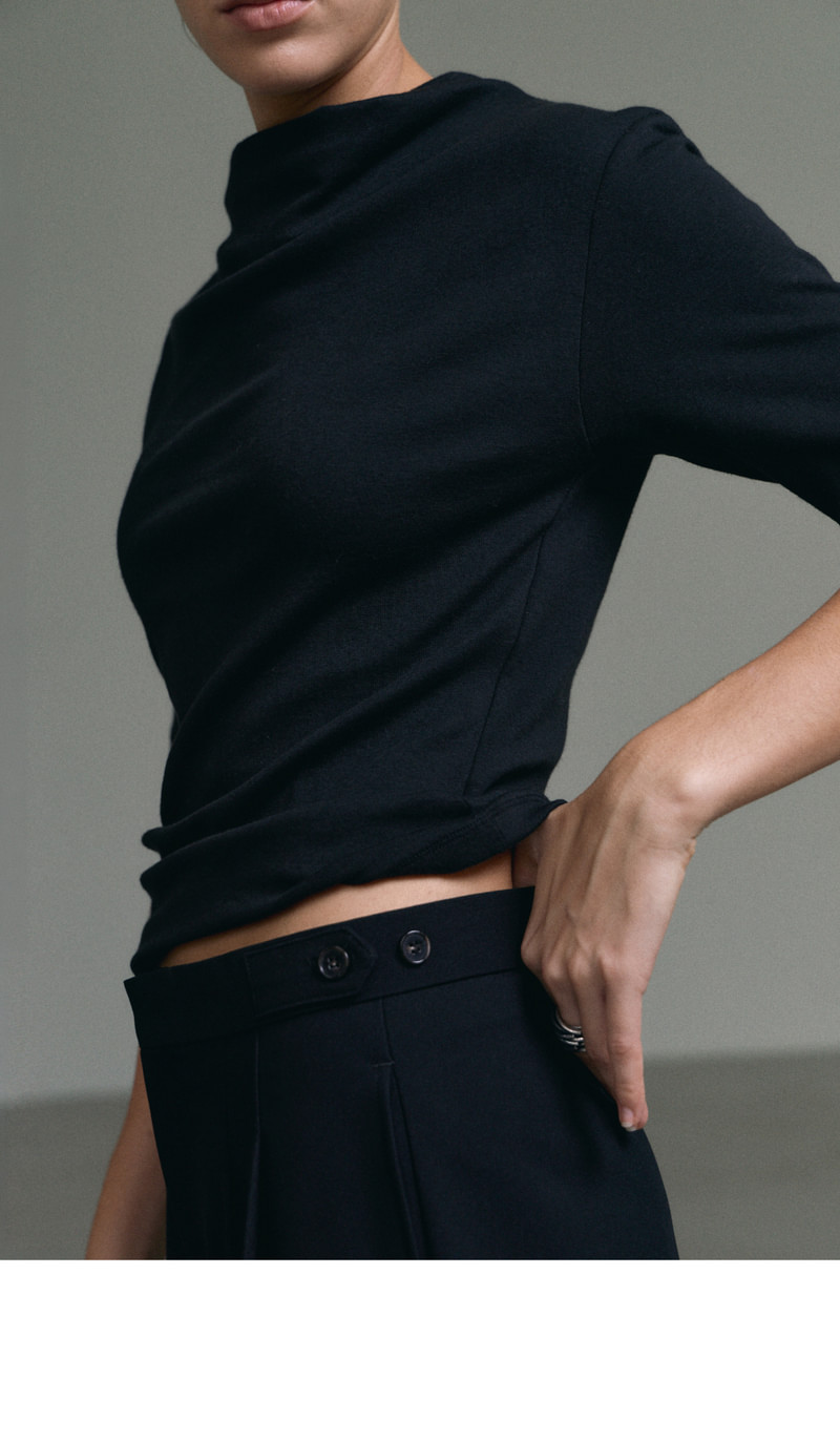 Half Turtleneck Hull Tee by Understanding for Women - view 9