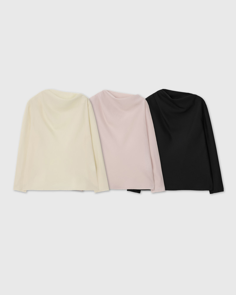 Half Neck Unbalance Blouse by Understanding for Women - view 6