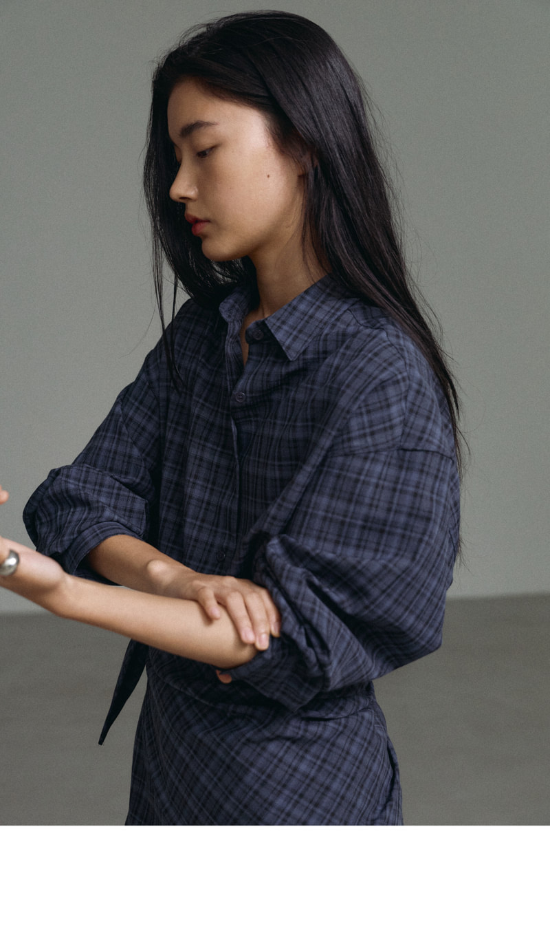 Check Scraf Shirt by Understanding for Women - view 8