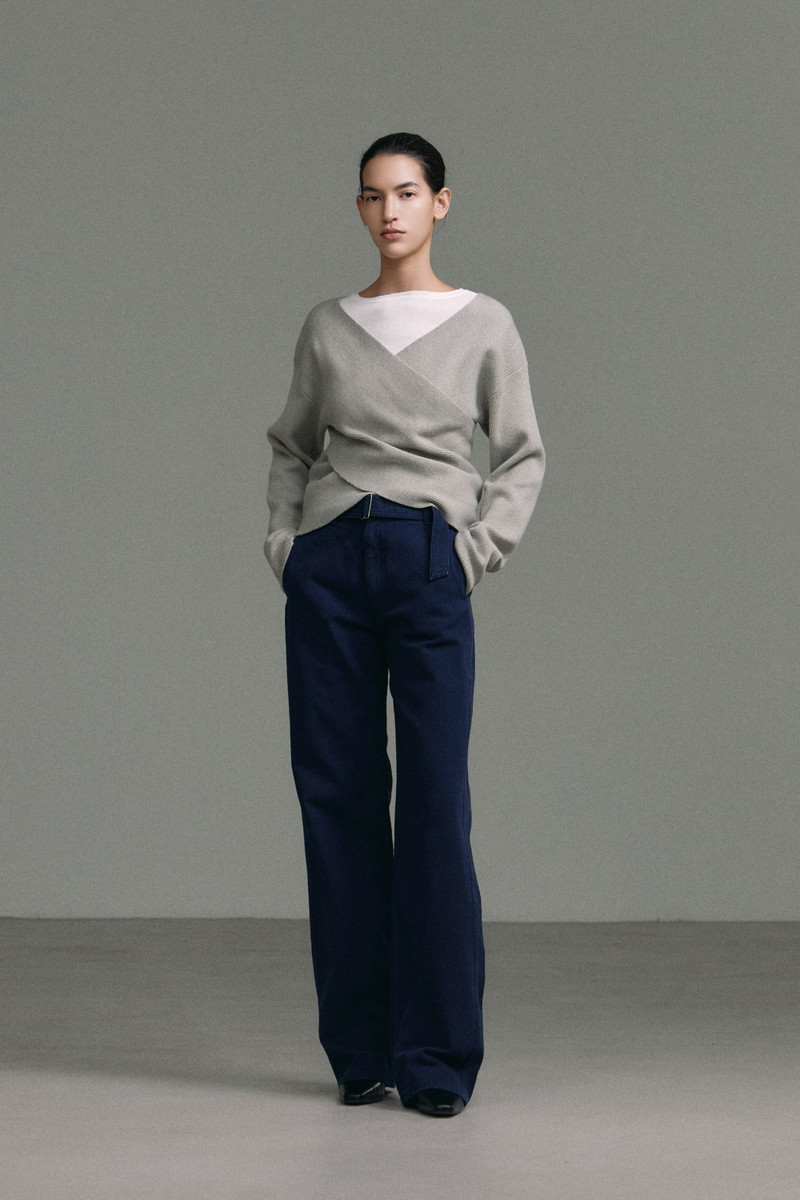 Reverse Wrap Knit Top by Understanding for Women - view 6