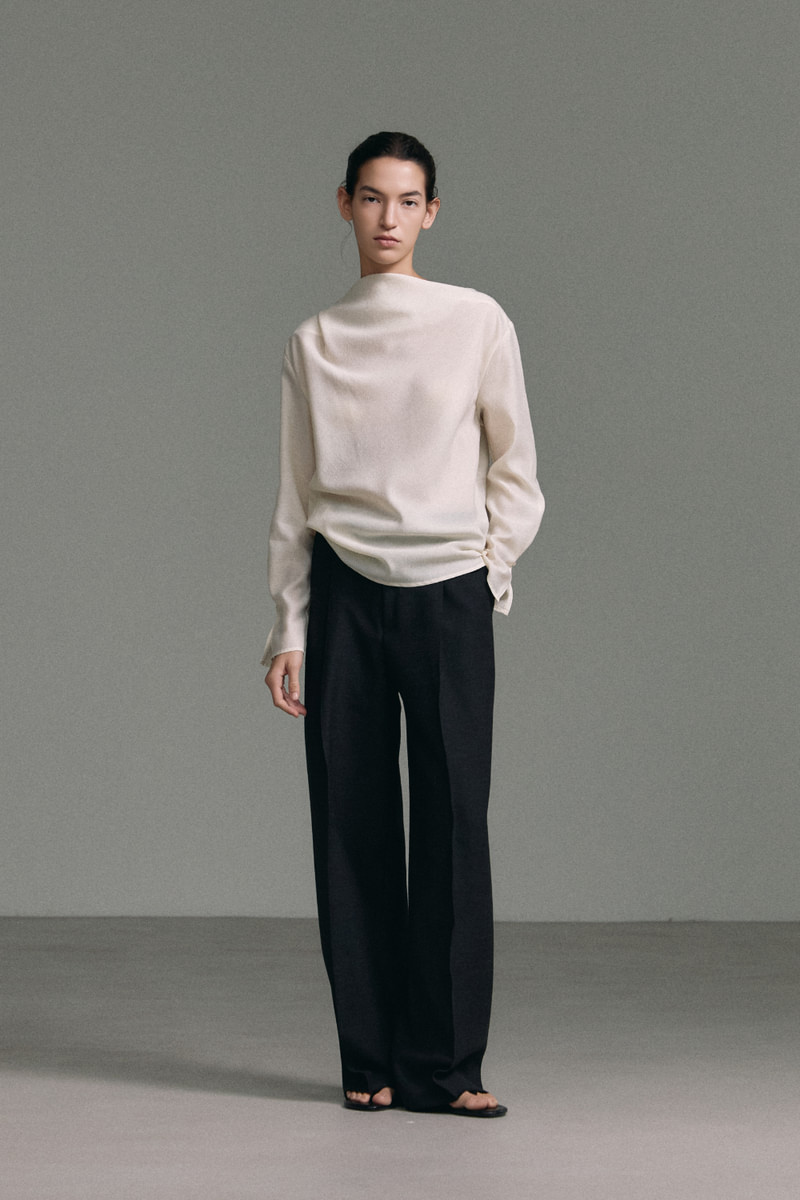 Half Neck Unbalance Blouse by Understanding for Women - view 1