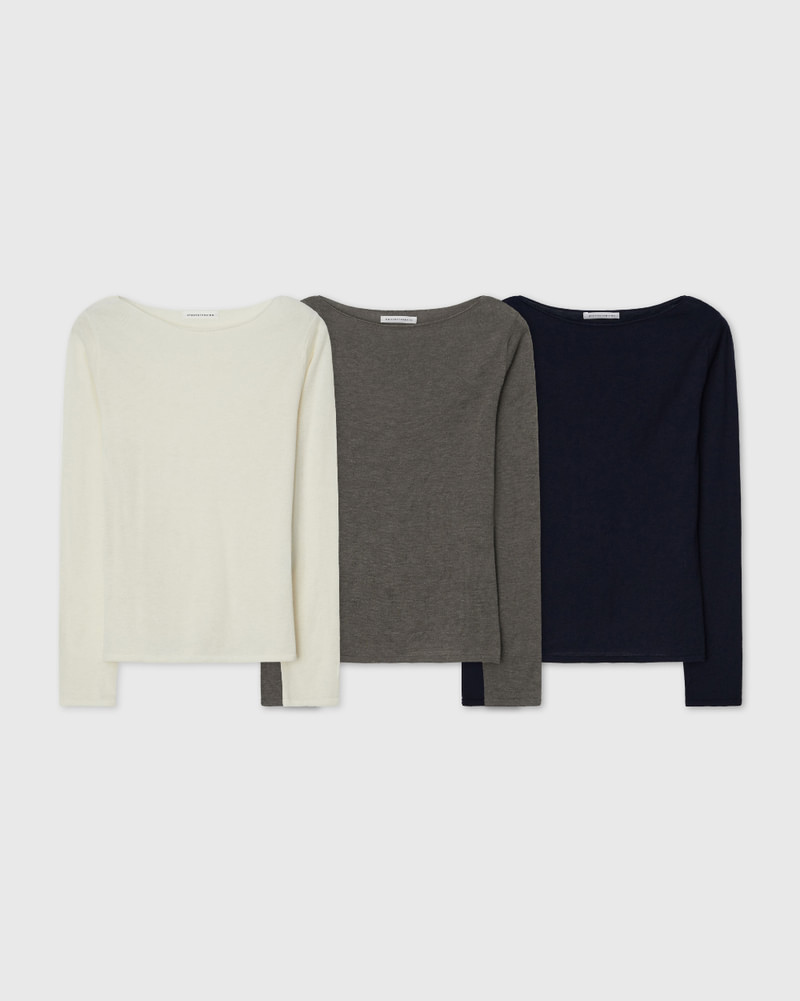 Dekki Boatneck Knit Top by Understanding for Women - view 1