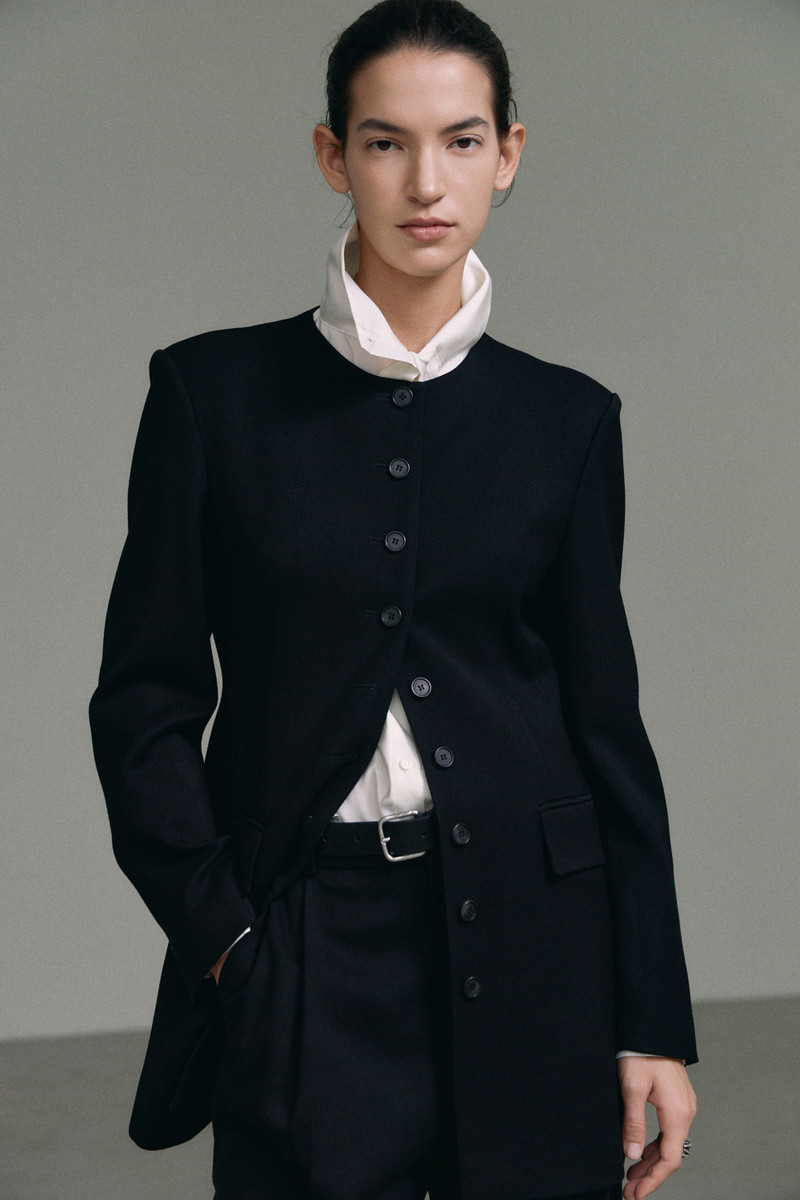 Mood Button Jacket with Scarf by Understanding for Women - view 12