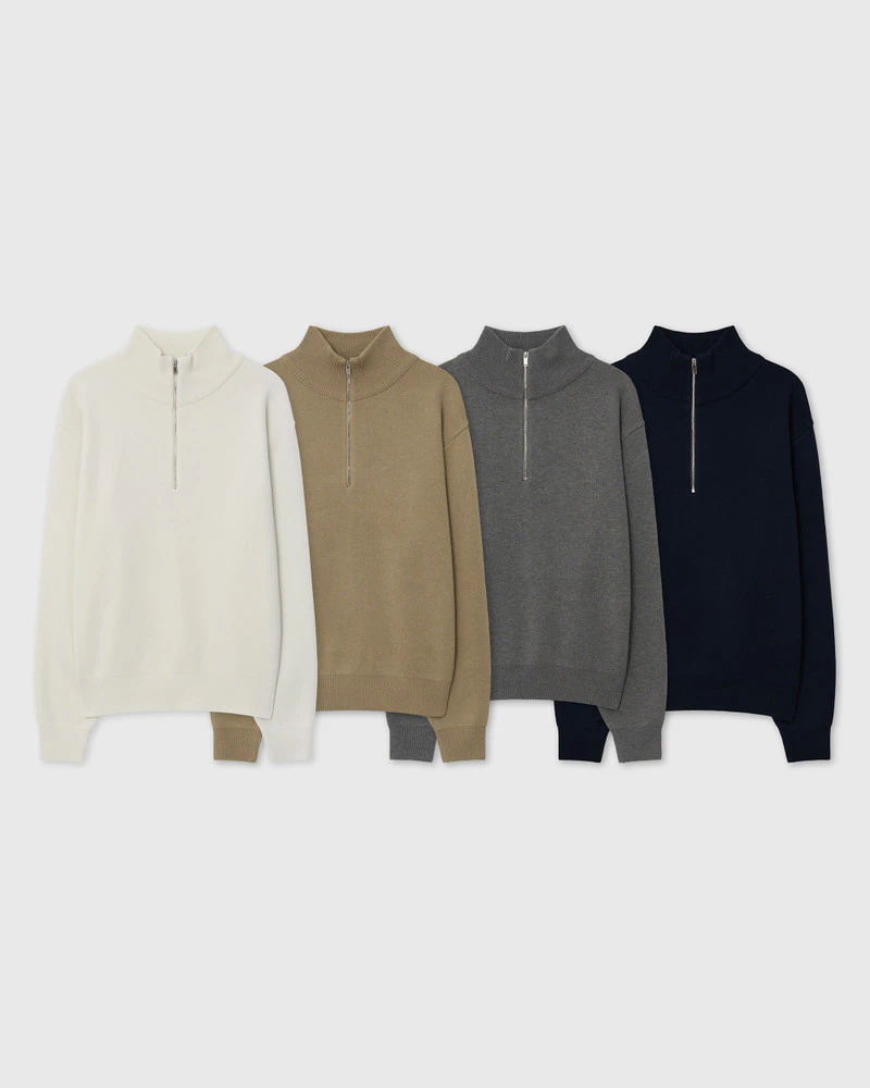 Half Zip-up Knit Pullover by Understanding for Women - view 8
