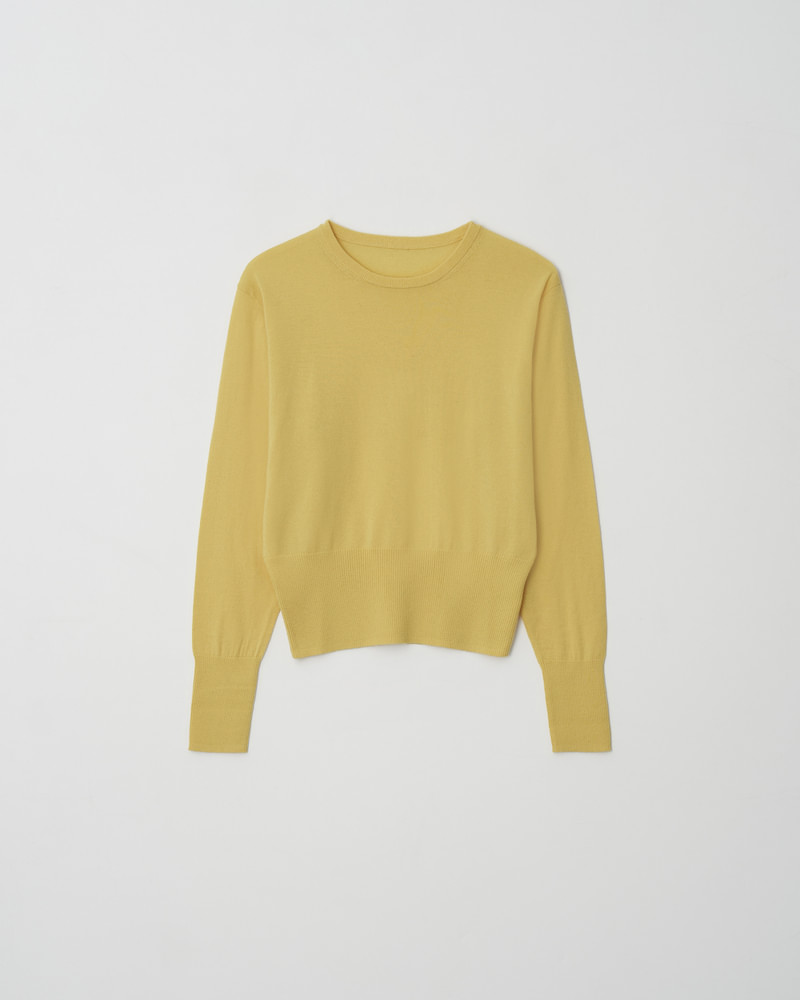 Cashmere Touch Thin Round Knit Top by Understanding for Women - view 3