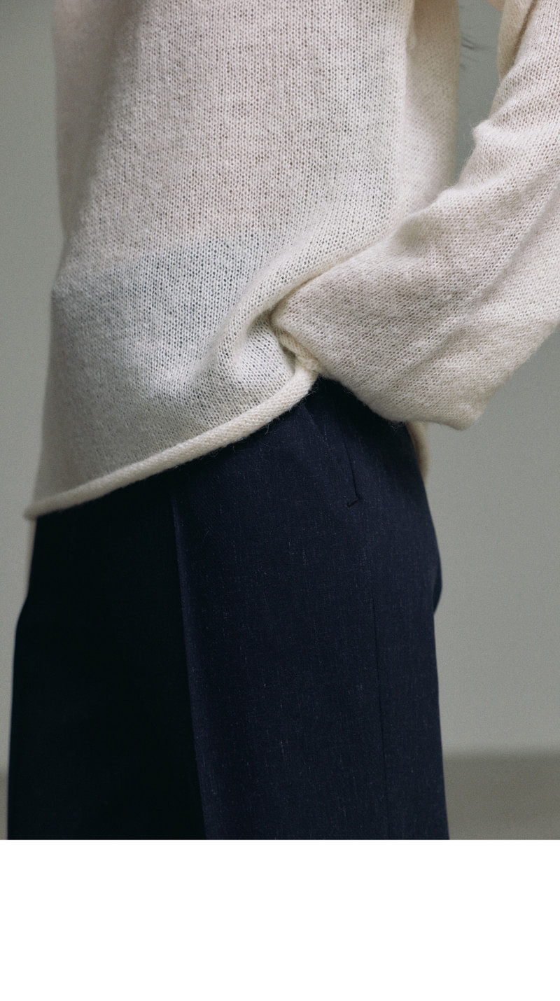Seethrough Hair Round Knit Top by Understanding for Women - view 8