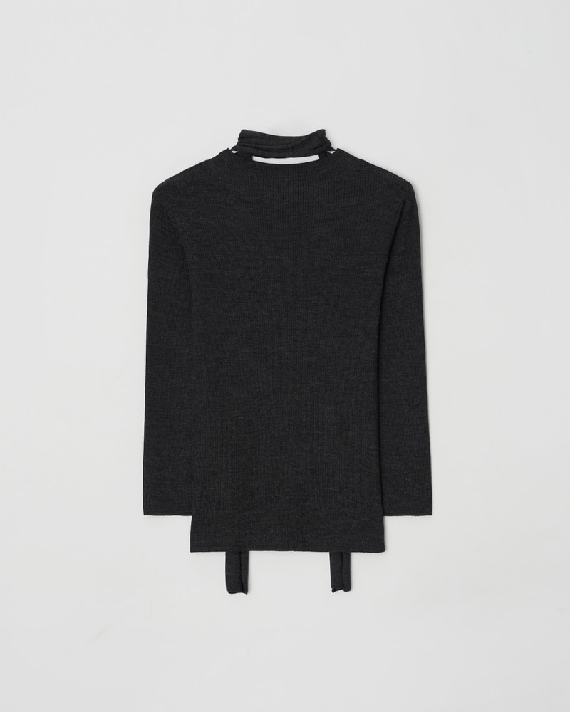 Midi Sleeved Muffler Top by Understanding for Women - view 11