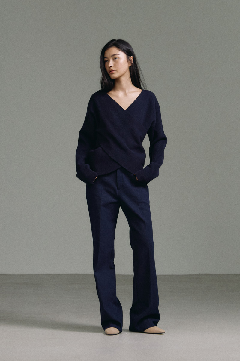 Reverse Wrap Knit Top by Understanding for Women - view 8