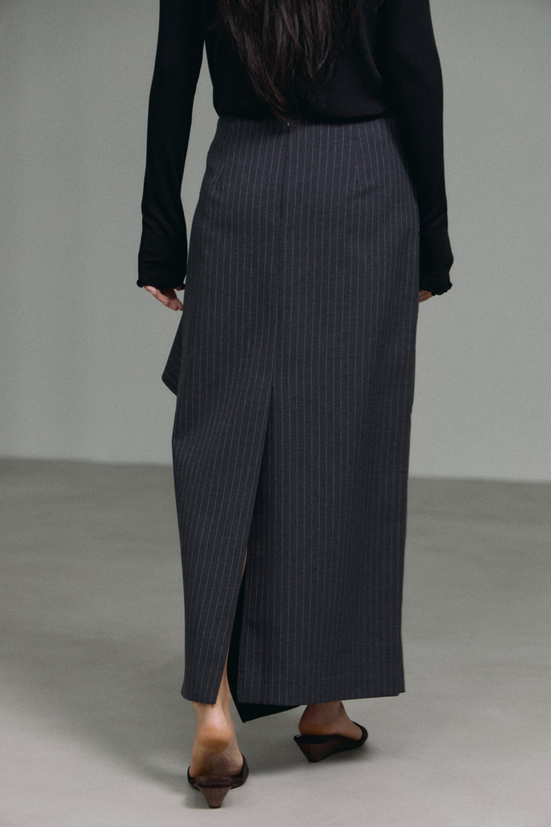 Drape Pencil Long Skirt by Understanding for Women - view 7