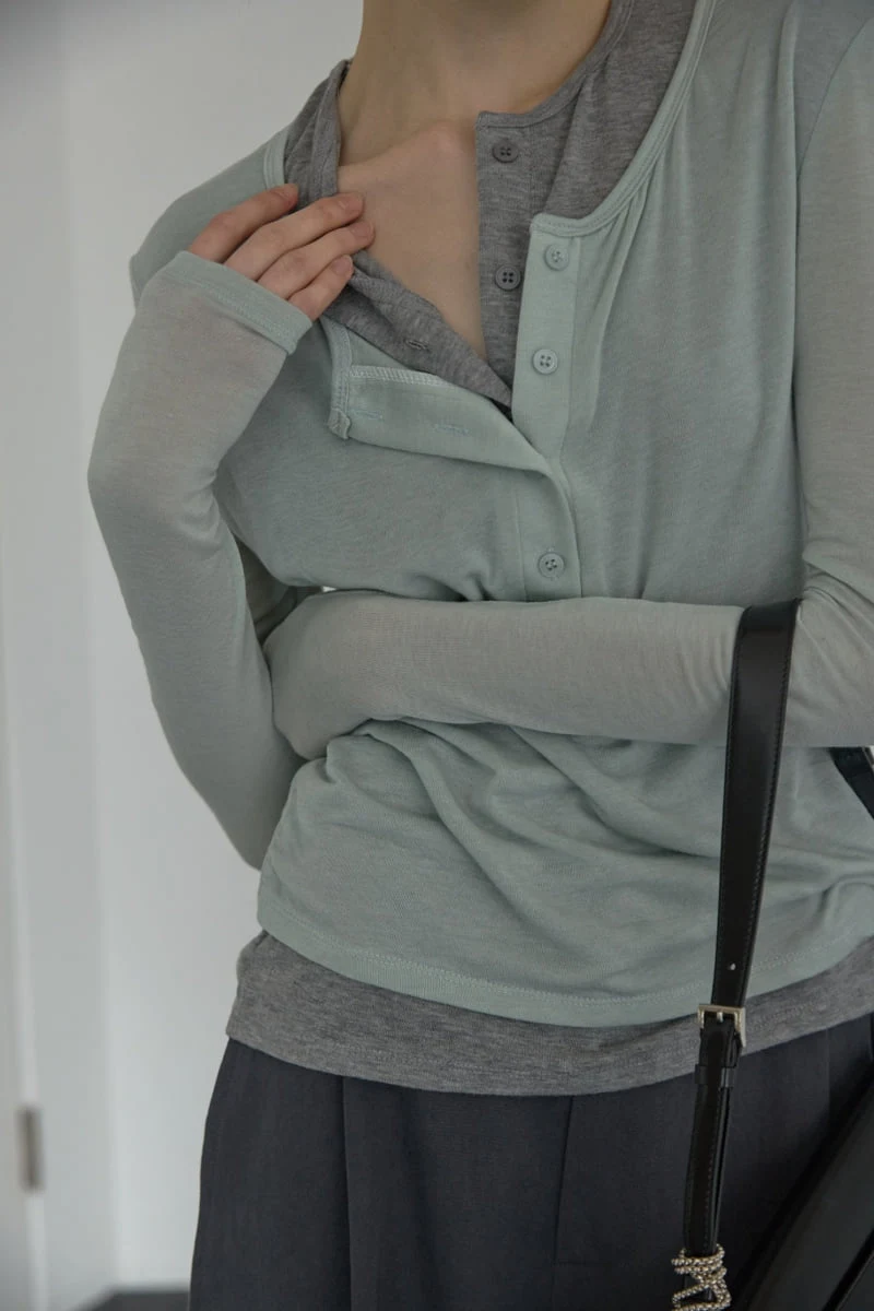 Double Henlry Tee by Uoov for Women - view 8