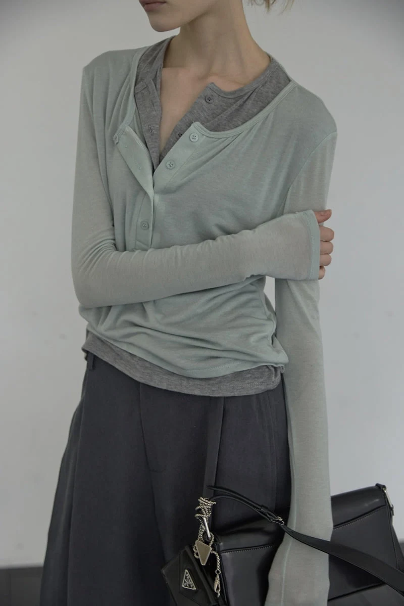 Double Henlry Tee by Uoov for Women - view 9