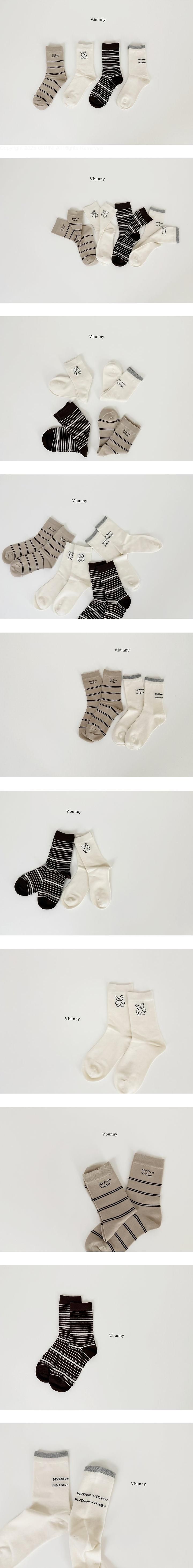 My Dear Socks Set by V Bunny for Child - view 1
