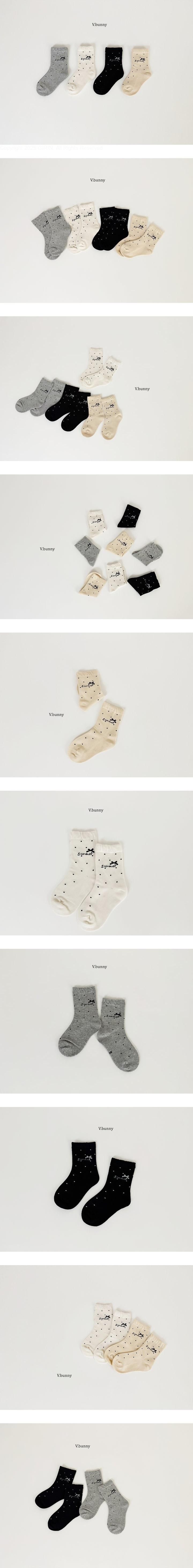 Snow Summer Socks Set by V Bunny for Child - view 1