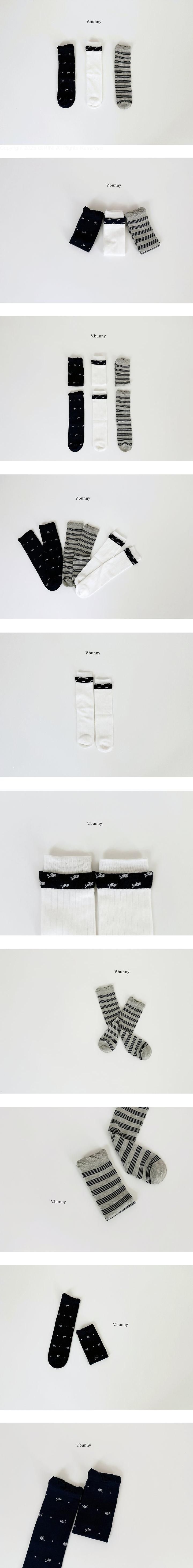 Noir Belle Socks Set by V Bunny for Child - view 1
