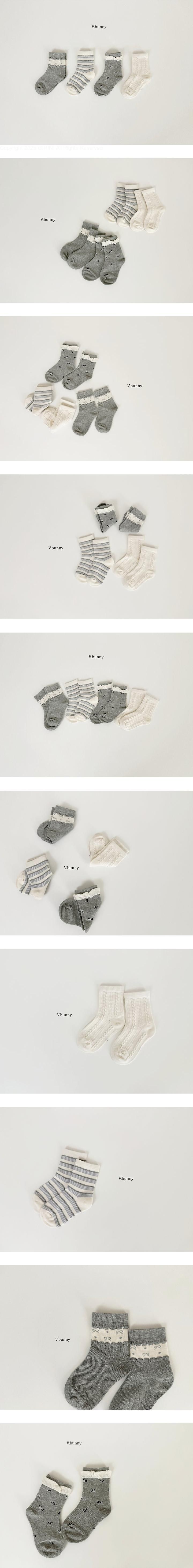 Sage Socks Set by V Bunny for Child - view 1