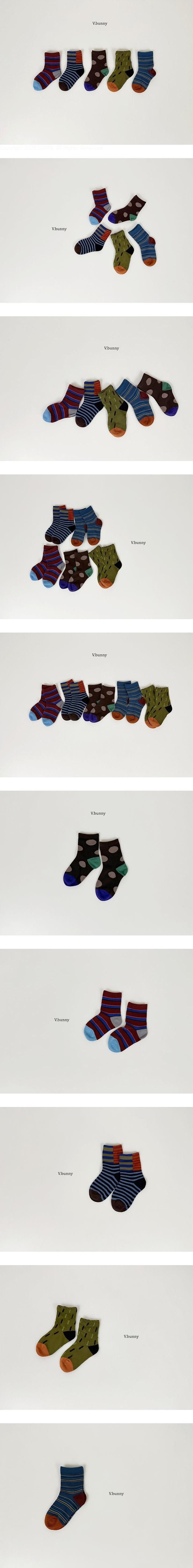 Pattern Jam Socks Set by V Bunny for Child - view 1