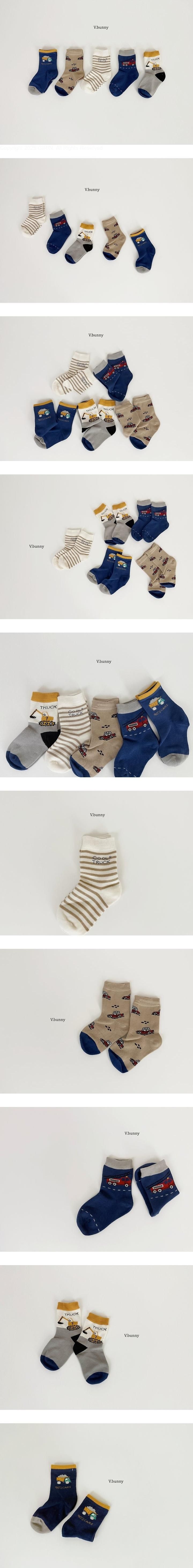 Cool Truck Socks Set by V Bunny for Child - view 1