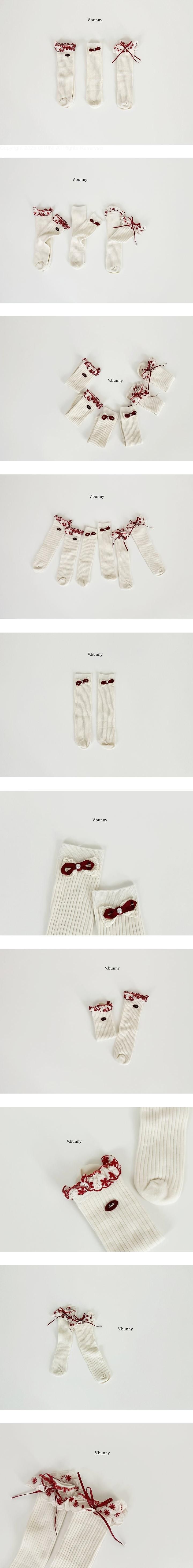 Flower Braid Socks Set by V Bunny for Child - view 1
