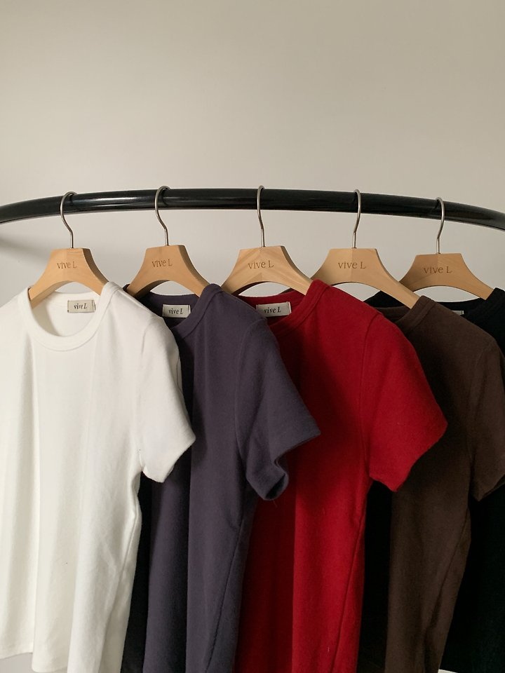 Peach Slim Tee by Vive L for Women - view 1