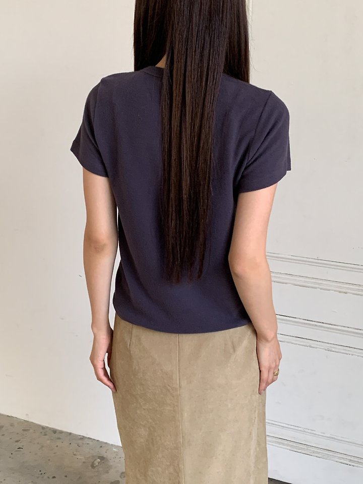 Peach Slim Tee by Vive L for Women - view 7