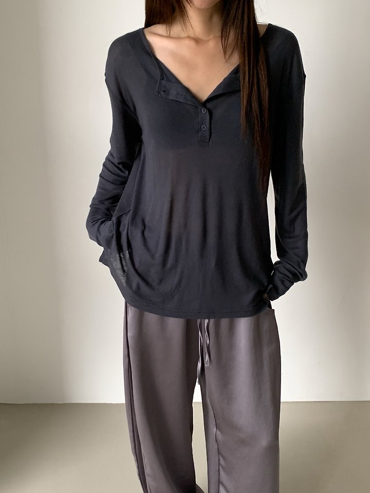 Leel Button Tee by Vive L for Women - view 11