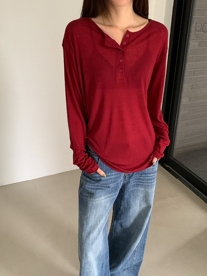 Leel Button Tee by Vive L for Women - view 7