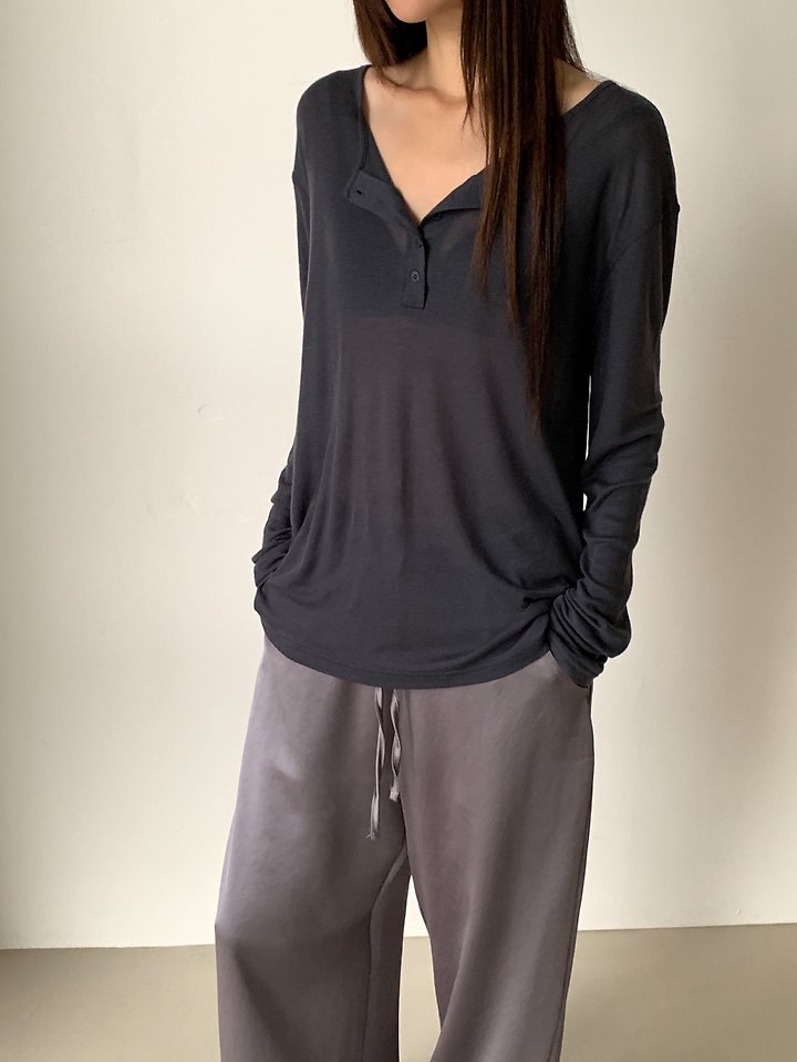 Leel Button Tee by Vive L for Women - view 9