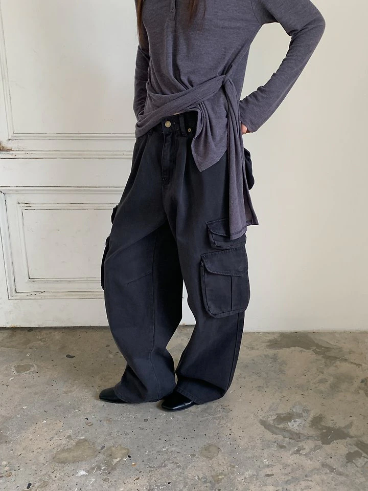 Multi Pocket Pants by Vive L for Women - view 12