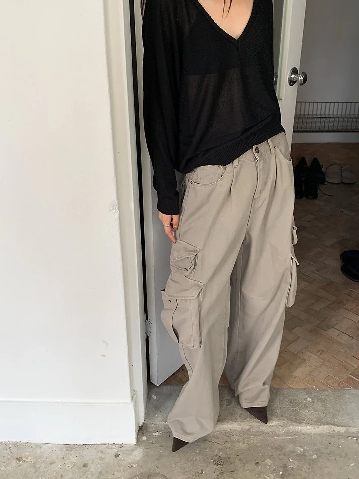 Multi Pocket Pants by Vive L for Women - view 8