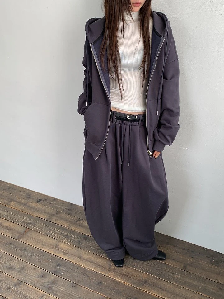 Hard French Terry Jumper & Hard French Terry Pants by Vive L for Women - view 11