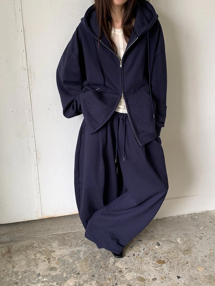 Hard French Terry Jumper & Hard French Terry Pants by Vive L for Women - view 6